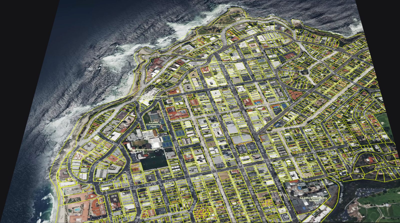 A neighborhood drawn to the parcel, with the owners inside it