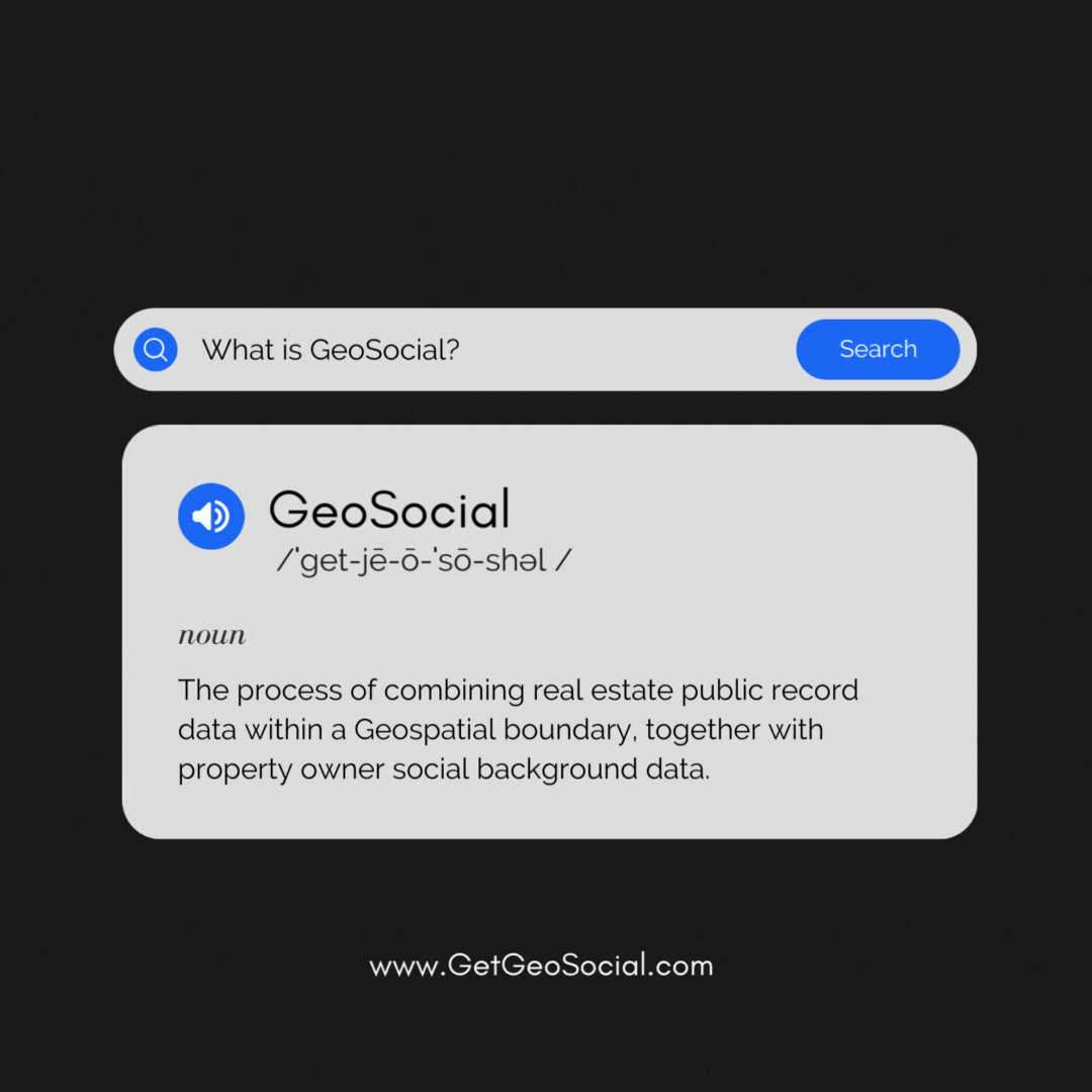 GeoSocial, defined